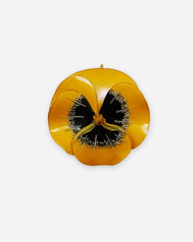 Ciléa Paris - Pendentif Pensée - Maxi – Vert / Je veux la chaîne