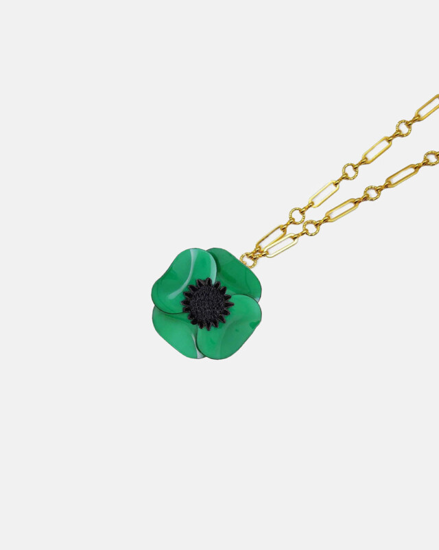 Ciléa Paris - Pendentif Anémone - Petit – Je ne veux pas la chaîne / Lavande
