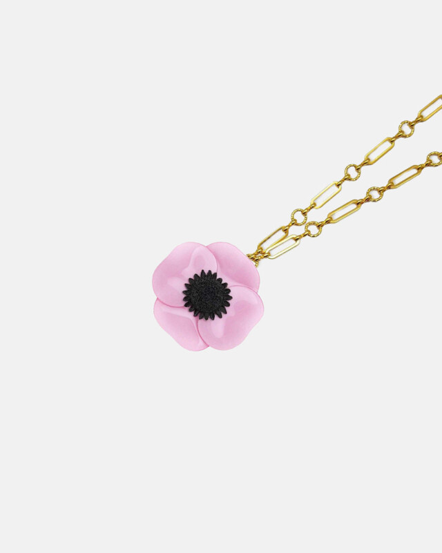 Ciléa Paris - Pendentif Anémone - Petit – Je ne veux pas la chaîne / Lavande