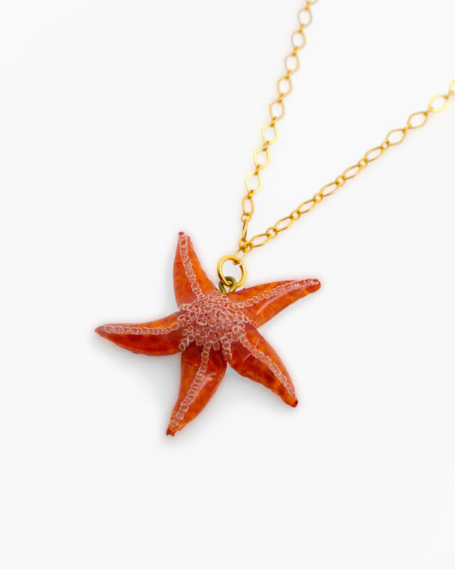 Ciléa Paris - Pendentif Ariel – chaine plaqué or