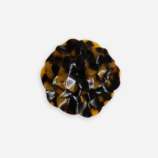 Ciléa Paris - Pendentif Géranium - Maxi – Rouge / Je ne veux pas la chaîne