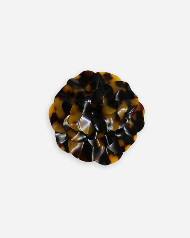 Ciléa Paris - Pendentif Géranium - Maxi – Rouge / Je ne veux pas la chaîne