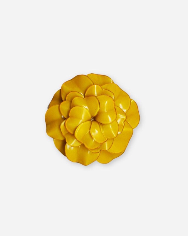 Ciléa Paris - Pendentif Géranium - Maxi – Rouge / Je veux la chaîne
