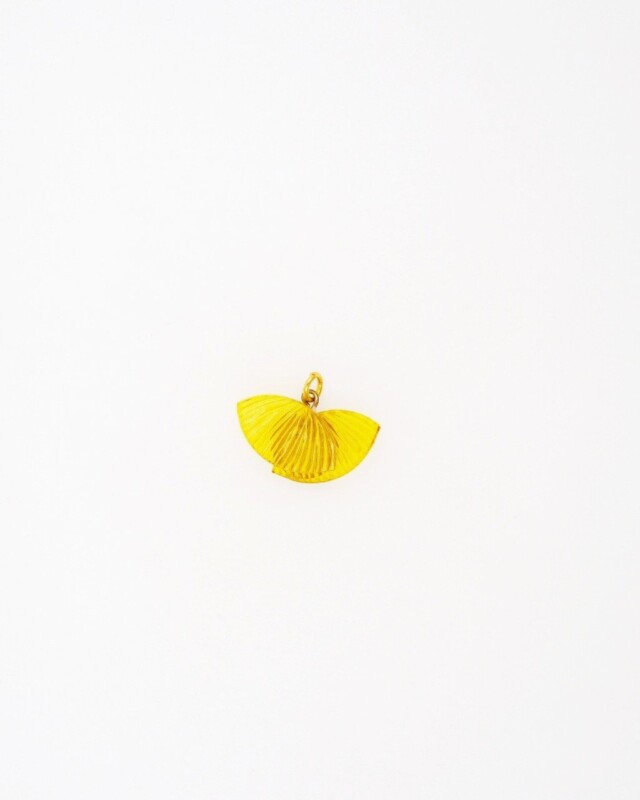 Ciléa Bijoux - Pendentif fantaisie Ebisu – Citron / Avec chaine
