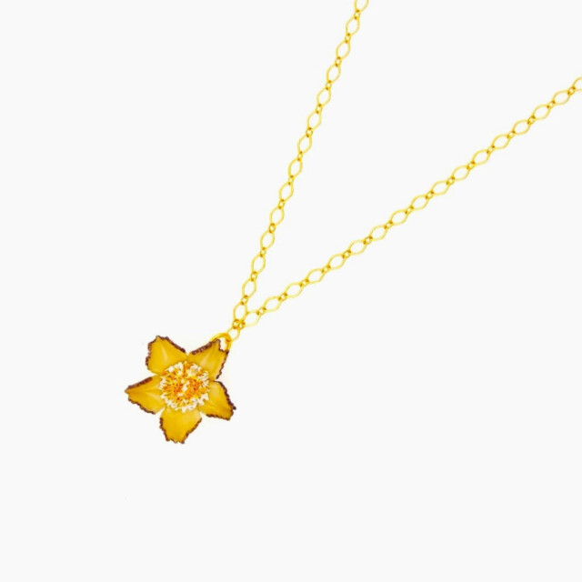 Ciléa Bijoux - Pendentif Tuba - Mini – Citron / Je ne veux pas la chaîne