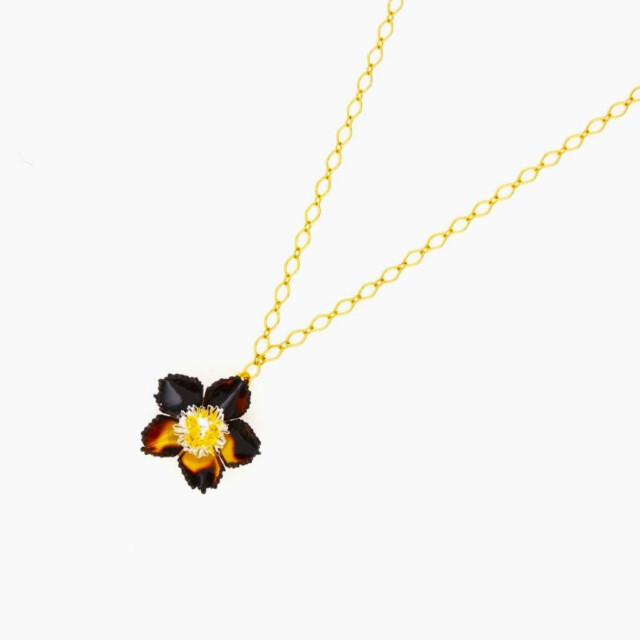Ciléa Bijoux - Pendentif Tuba - Mini – Citron / Je ne veux pas la chaîne