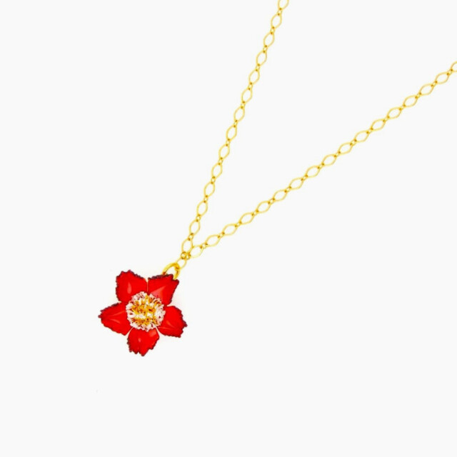 Ciléa Bijoux - Pendentif Tuba - Mini – Citron / Je ne veux pas la chaîne