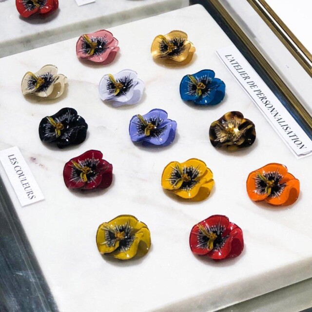 Ciléa Paris - Pendentif Pensée - Mini – Rouge / Je ne veux pas la chaîne