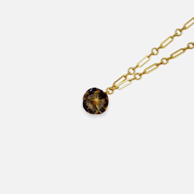 Ciléa Paris - Pendentif Pensée - Mini – Rouge / Je ne veux pas la chaîne