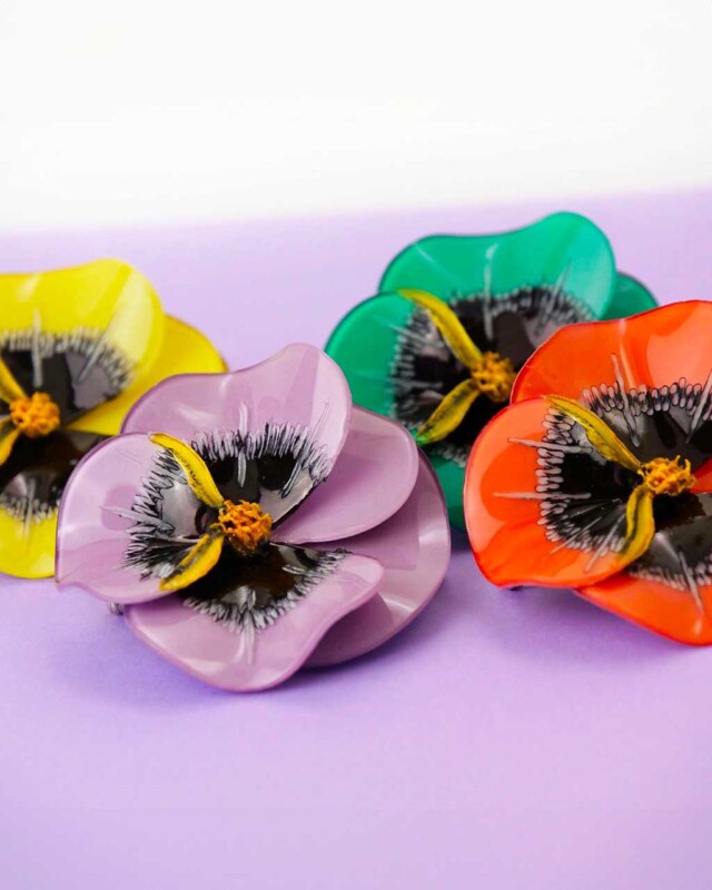 Ciléa Paris - Broche Pensée – Grand