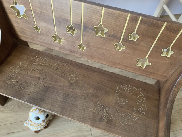 Sève et Copeaux - "Repos des songes" : Banc Montessori personnalisable
