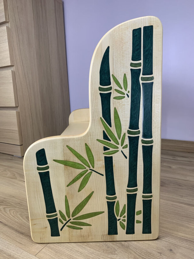 Sève et Copeaux - "Tendresse" : Banc Montessori personnalisable