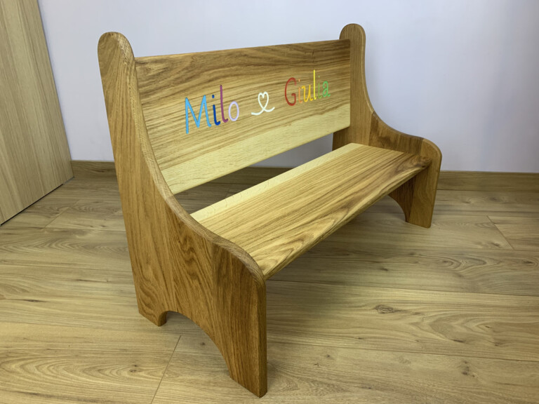 Sève et Copeaux - "Repos des songes" : Banc Montessori personnalisable