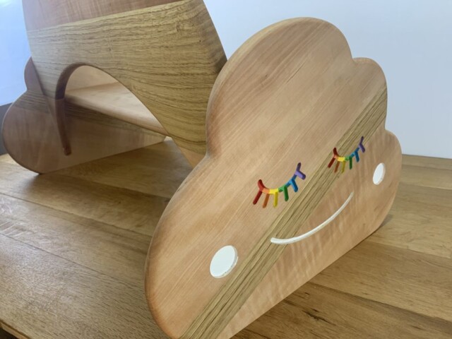 Sève et Copeaux - Banc Montessori "Rêve coloré" : alisier & châtaignier