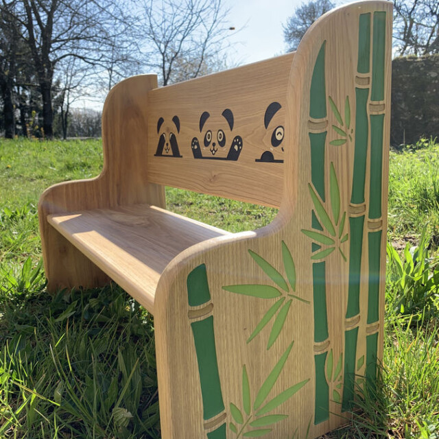 Sève et Copeaux - "Tendresse" : Banc Montessori personnalisable