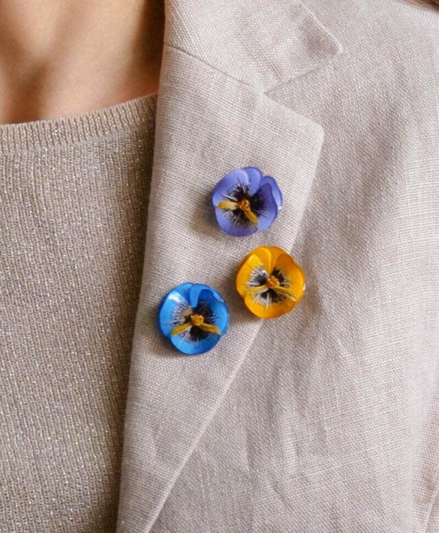 Ciléa Paris - Pin’s Pensée – Mini