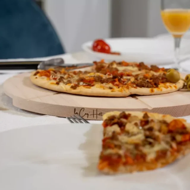 Fornezzo France - Planche ronde à pizza en bois – Authentique et conviviale