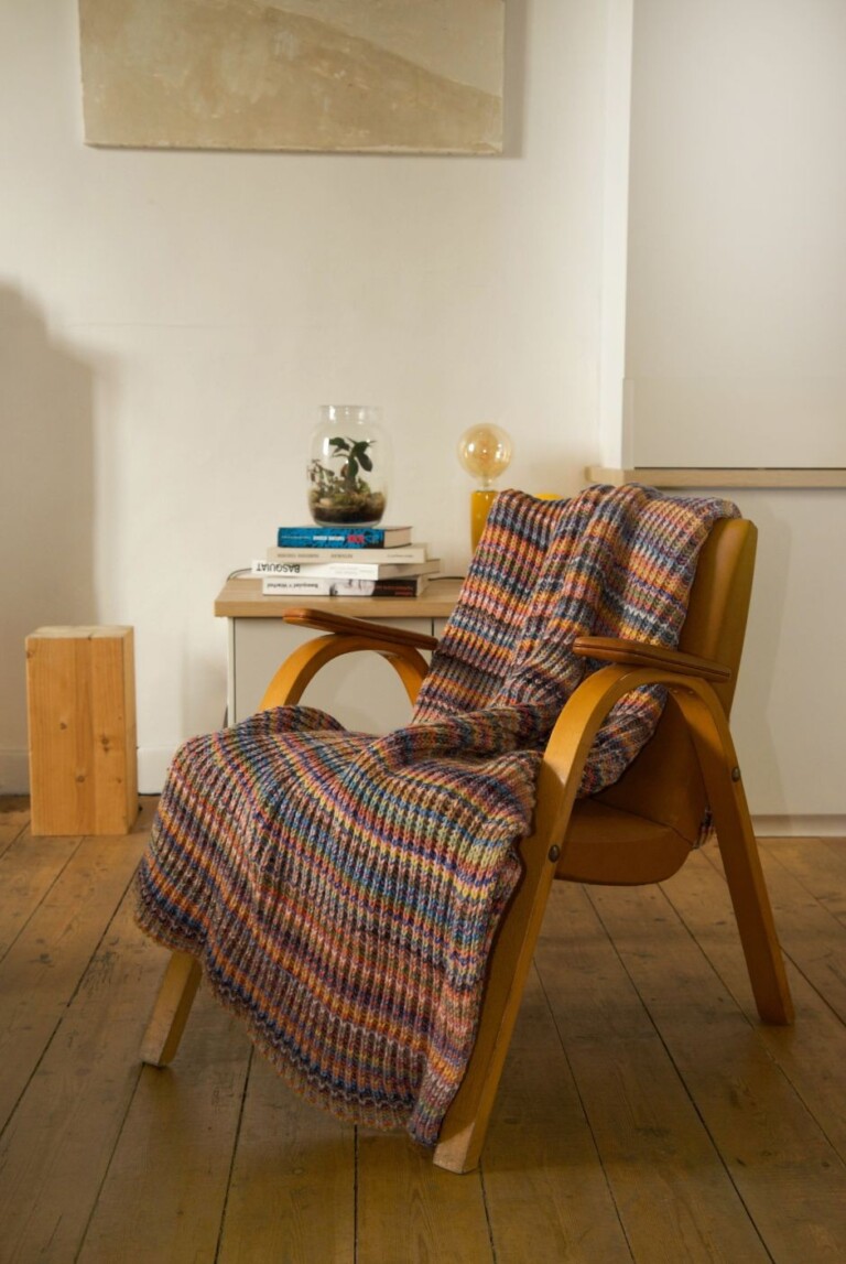 plaid bayonne Maison Bonnefoy - Plaid en laine Bayonne – Marron Gris