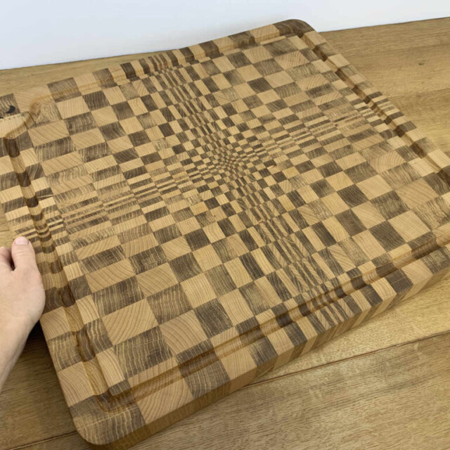 Sève et Copeaux - Planche à découper en bois de bout 53.1x47