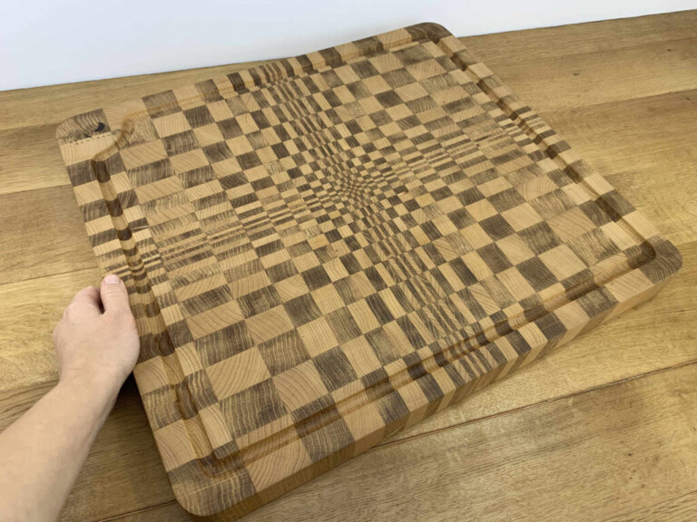 Sève et Copeaux - Planche à découper en bois de bout 53.1x47