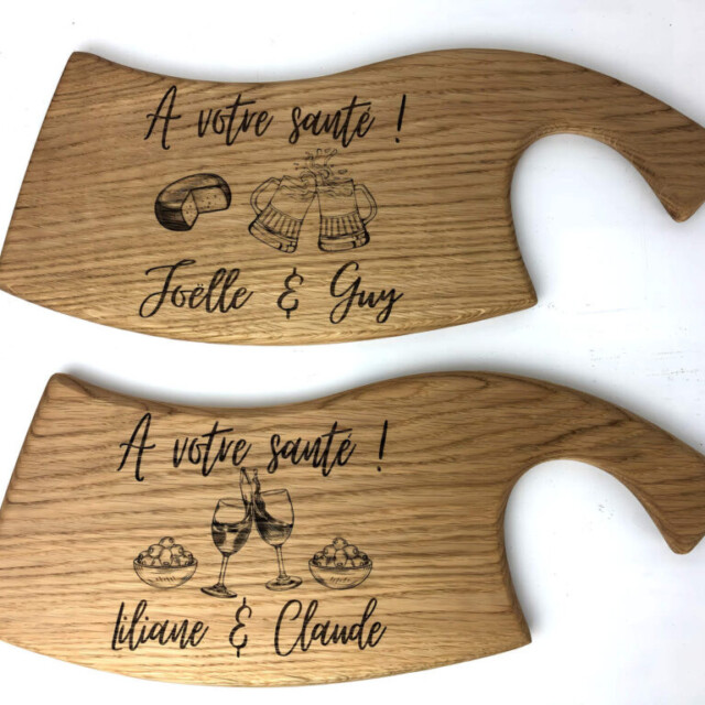 Sève et Copeaux - Petite planche à découper personnalisable (sur commande)