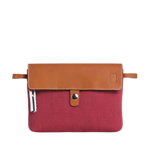 Pochette Compagnon Framboise par la marque TUSSOR TUSSOR - Pochette Compagnon Framboise