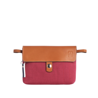 TUSSOR - Pochette Mobile Framboise