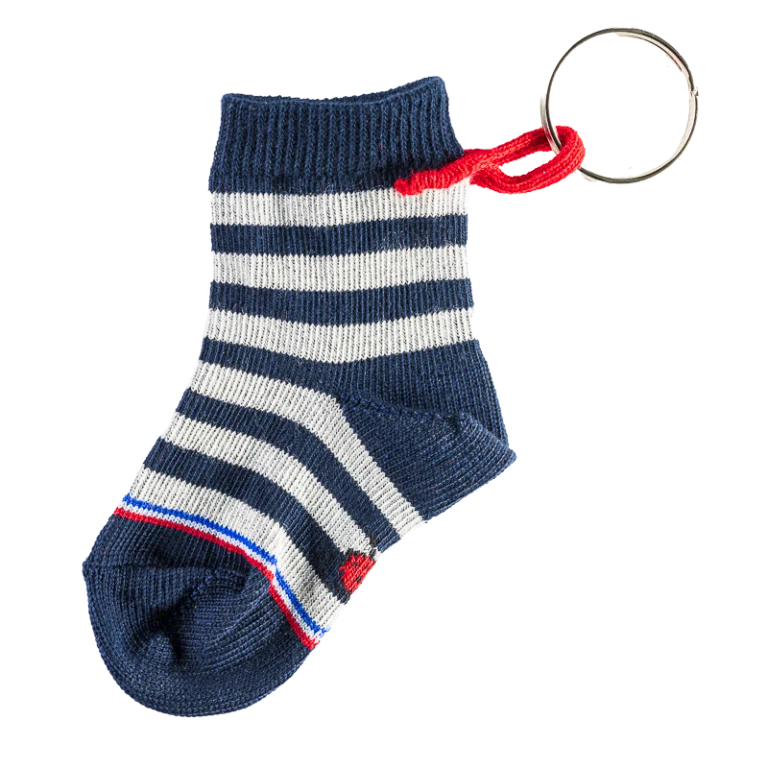 porte cles Chaussettes Coccinelle - Porte-clés "Grand Bleu" – Boucle bleu marine