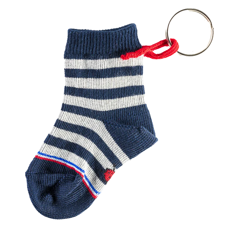 porte cles Chaussettes Coccinelle - Porte-clés "Grand Bleu" – Boucle bleu marine