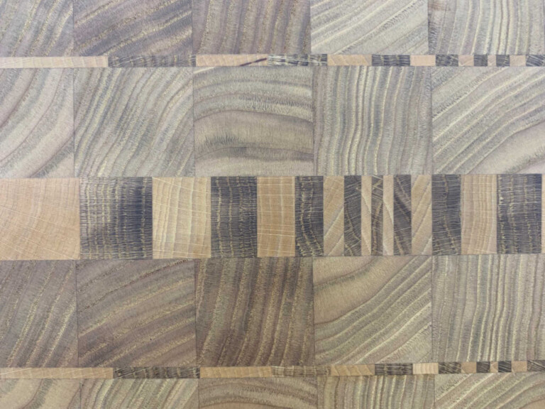 Sève et Copeaux - Planche à découper en bois de bout 46x30.3x4.8cm
