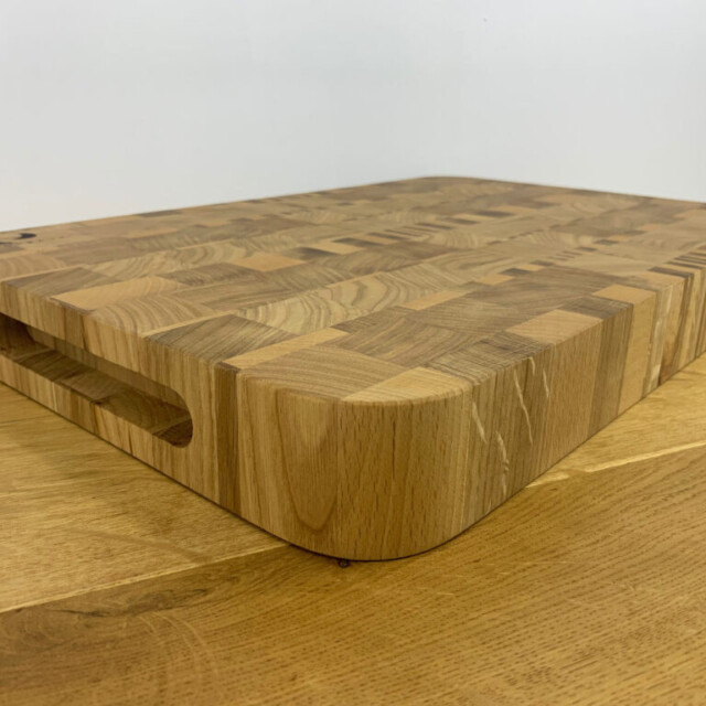 Sève et Copeaux - Planche à découper en bois de bout 46x30.3cm
