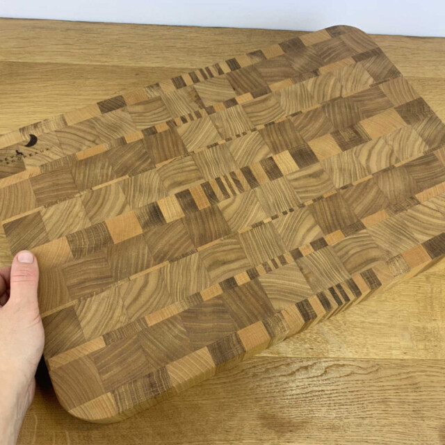Sève et Copeaux - Planche à découper en bois de bout 46x30.3cm