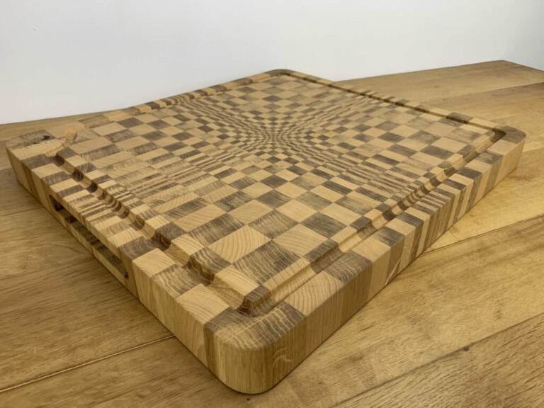 Sève et Copeaux - Planche à découper en bois de bout 53.1x47