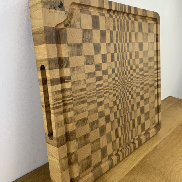 8cm (avec rigole à jus)