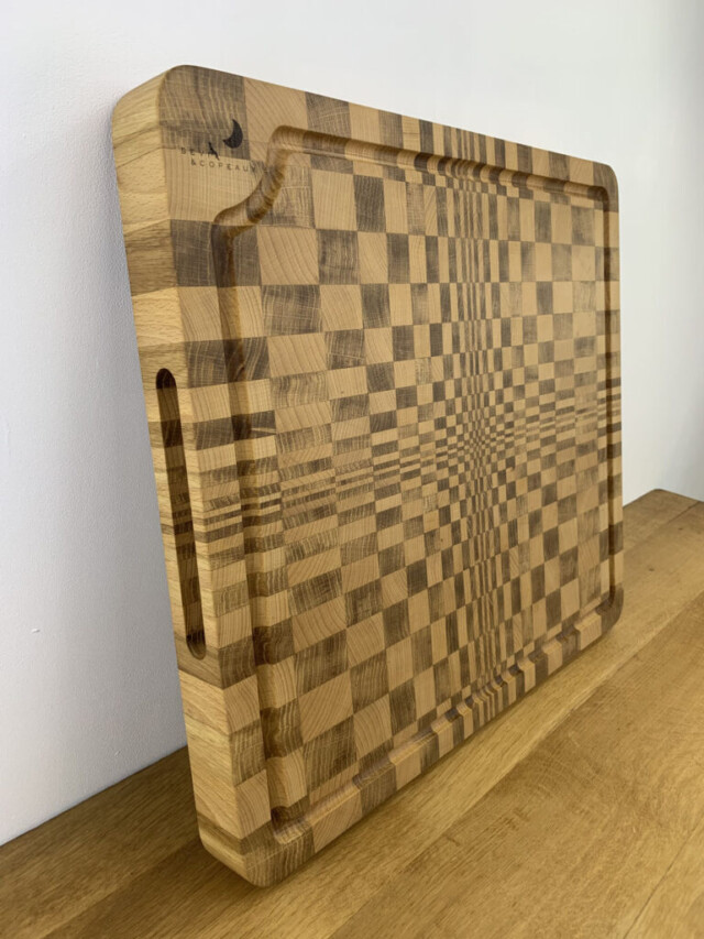 8cm (avec rigole à jus)