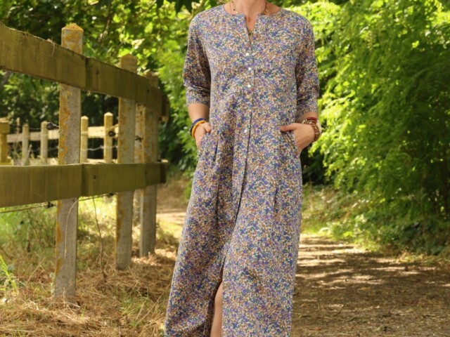 robe diane coton champs de violettes 7886742 Meta SS25 - Robe Diane - Coton champs de violettes – XXXL