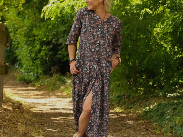 robe diane coton feuillages 5392959 Meta SS25 - Robe Diane - Coton feuillages – XXXL