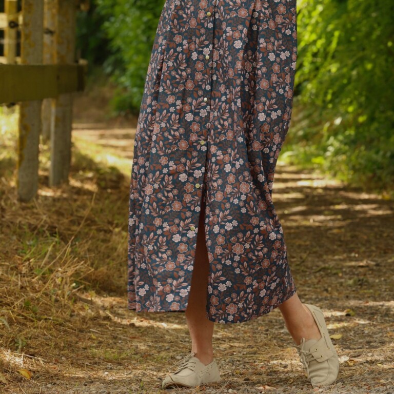 Meta SS25 - Robe Diane - Coton feuillages – XXXL