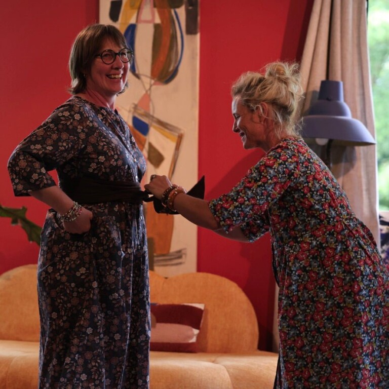 Meta SS25 - Robe Diane - Coton feuillages – XXXL