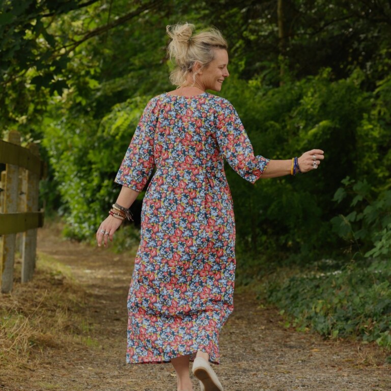 Meta SS25 - Robe Diane - Coton fleurs de juin – XXXL