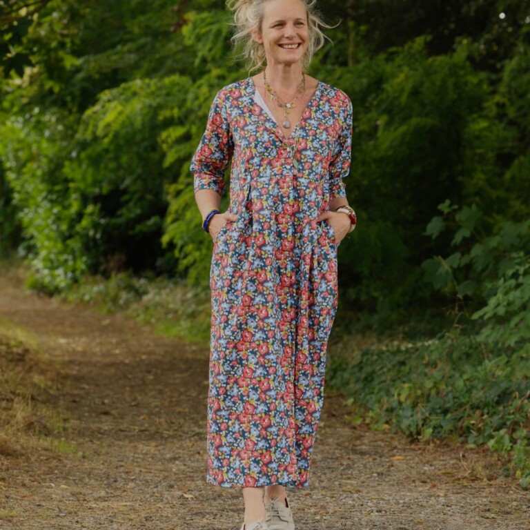 Meta SS25 - Robe Diane - Coton fleurs de juin – XXXL