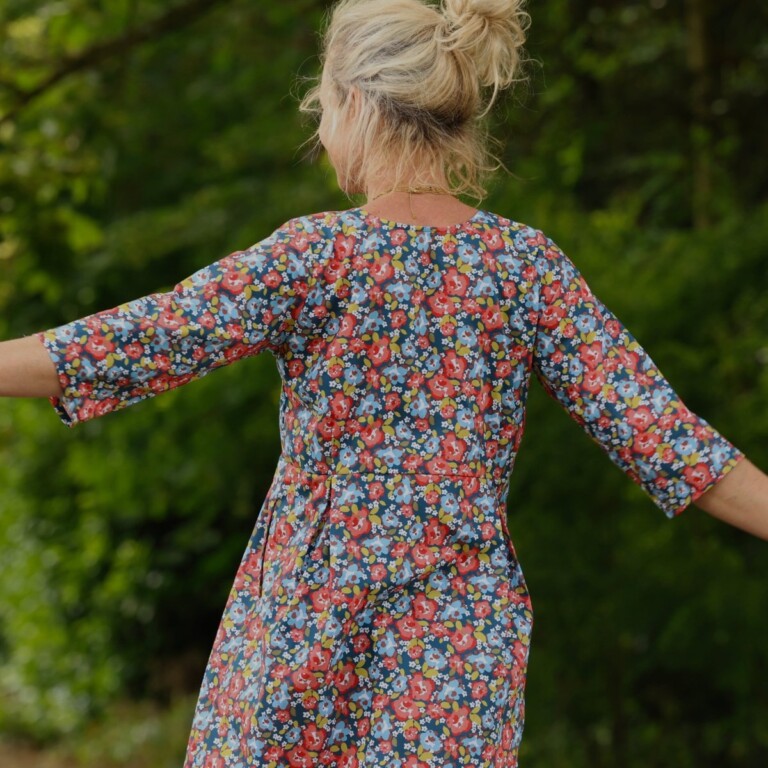 Meta SS25 - Robe Diane - Coton fleurs de juin – XXXL
