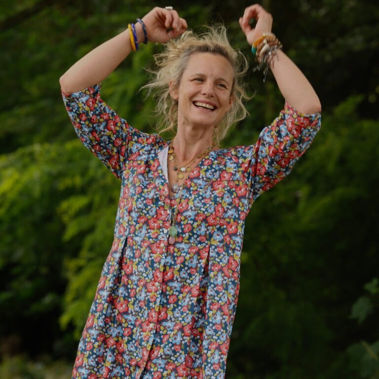 Meta SS25 - Robe Diane - Coton fleurs de juin – XXXL