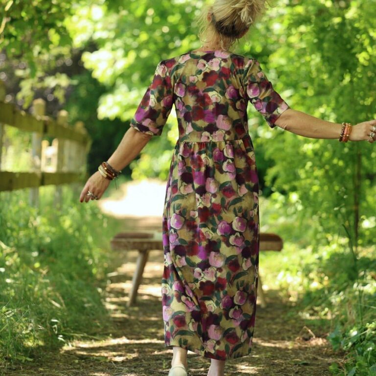 Quintessence - Robe Édonie — Coton lavé aquarelle – 3XL