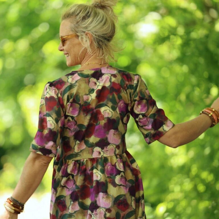 Quintessence - Robe Édonie — Coton lavé aquarelle – 3XL