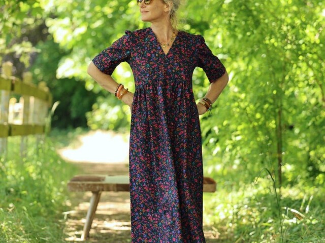 robe edonie coton nuit romantique 7570362 Quintessence - Robe Édonie — Coton nuit romantique – L