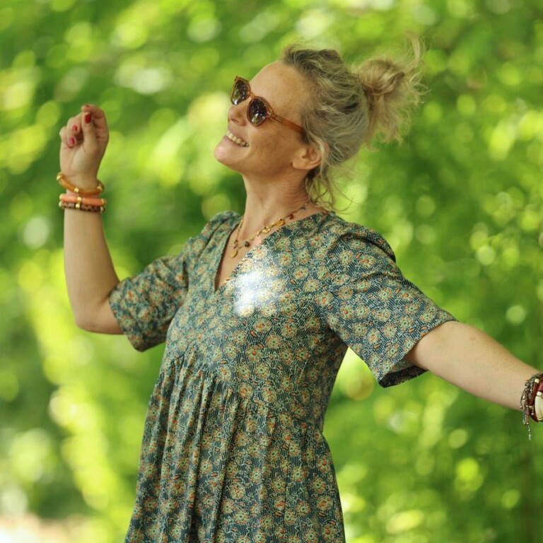 Quintessence - Robe Édonie — Feuillage nomade – M