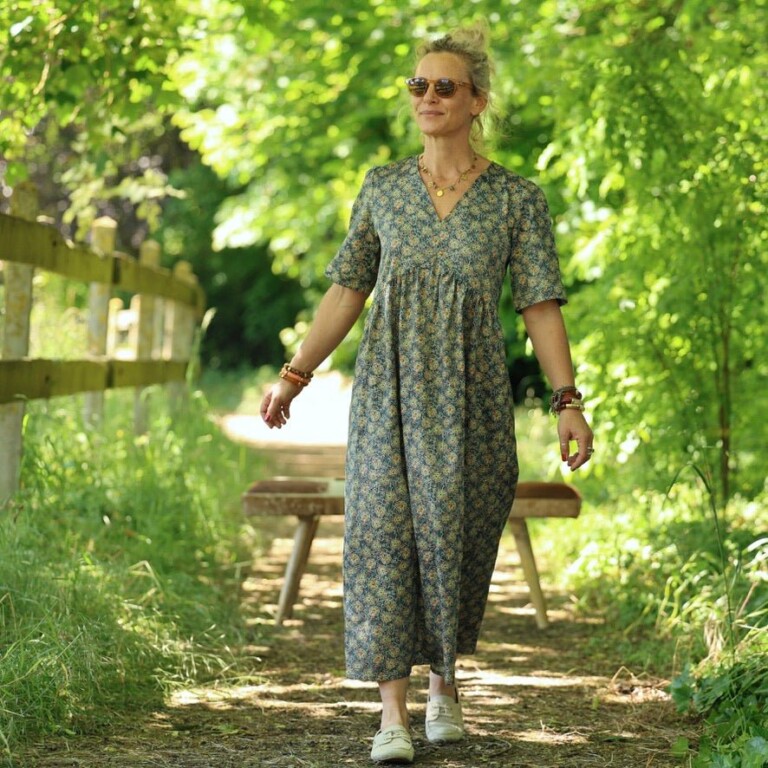 Quintessence - Robe Édonie — Feuillage nomade – M
