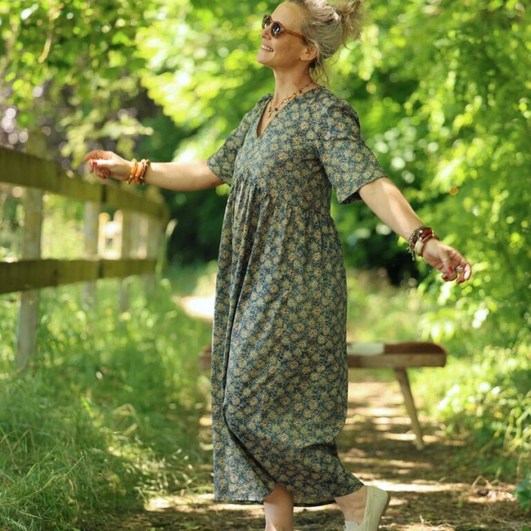 Quintessence - Robe Édonie — Feuillage nomade – M