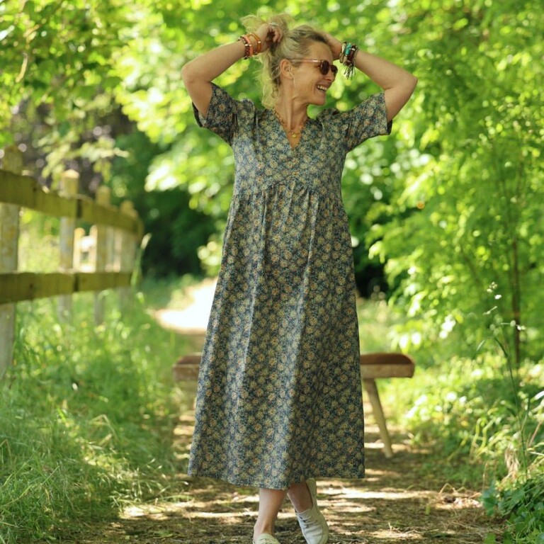 Quintessence - Robe Édonie — Feuillage nomade – M